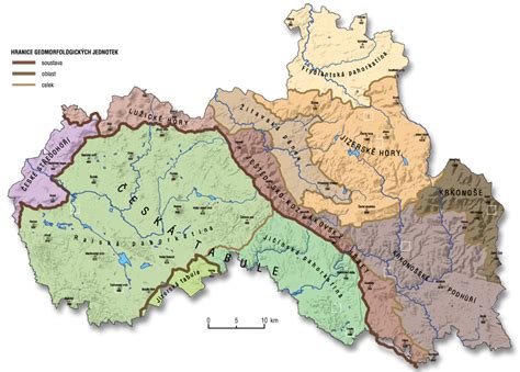 geoportál libereckého kraje|Charakteristika území .